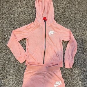 Nike Kids pale orange  Hoodie and Skirt/Skort
